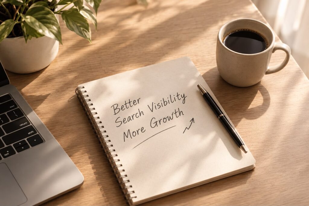 This a picture of SEO and Website Optimization for better research visibility